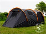 Camping tent, TentZing® Tunnel, 4 persons, Orange/Dark Grey ONLY 1 PC. LEFT