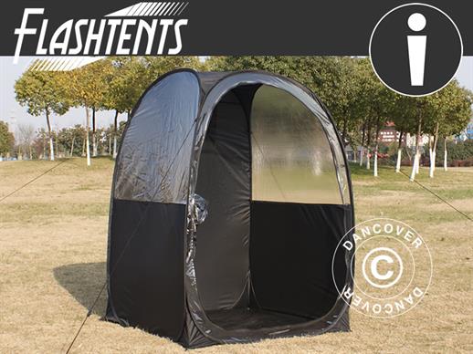 Skatītāju telts, uzpeldoša, FlashTents®, 1 personai, Melns