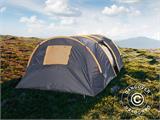 Camping tent, TentZing® Tunnel, 6 persons, Orange/Dark Grey