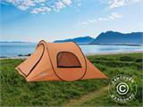 Ekspresowy namiot kempingowy, Flashtents®, 4-osobowy, Medium PT-1, pomarańczowy/ciemnoszary