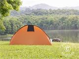 Campingtelt pop-up, Flashtents®, 4 personer, Medium PT-2, oransje/mørkegrå BARE 1 STK. IGJEN