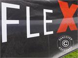 FleXtents® trükiga bänner pop-up aiamajale, 4x0,5m