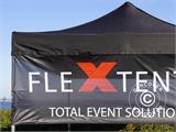 FleXtents® Snabbtältsbanderoll med tryck, 4x1m
