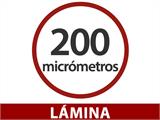 Film para invernadero 200 micrones, 10x10m, Transparente