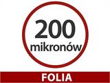 Folia szklarniowa 200Mic, 8x20m, przezroczysta