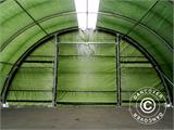Arched storage tent 9.15x20x4.5 m PE, w/skylight, Green