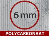 Broeikas polycarbonaat TITAN Classic 480, 14,4m², 2,35x6,12m, Zilver