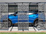 Auto-nadstrešnica Libeccio 3 s bočnim panelima,3,26x5,09x2,34m, Antracit
