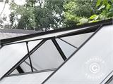 Greenhouse polycarbonate 5.97m², 1.9x3.14x2.14 m, Black. ONLY 1 PC. LEFT