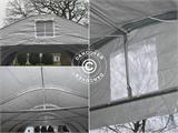 Portable double garage 5.4x6x2.9 m PVC, Grey