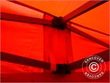 Pop up gazebo FleXtents Basic 110, 3x3 m Red, incl. 4 sidewalls