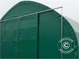 Extension 3m pour tente de stockage/tunnel agricole 15x15x7,42m, PVC, Vert