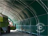 Extension 3m pour tente de stockage/tunnel agricole 15x15x7,42m, PVC, Vert