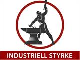 Industriell telthall Steel 15x30x5,32m m/skyveport, metall, grå