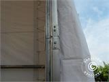 Carpas de almacén Oceancover 5,5x15x4,1x5,3m, PVC, Blanco