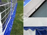 Pasākumu Telts Exclusive 6x12m PVC, Zils/Balts