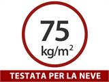 Casetta da Giardino in Policarbonato, SkyLight, 1,85x3,79x2,17m, Grigio
