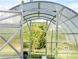 Invernadero de policarbonato TITAN Arch 60, 18m², 3x6m, Plateado