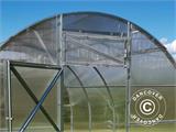 Invernadero de policarbonato TITAN Arch 60, 24m², 3x8m, Plateado