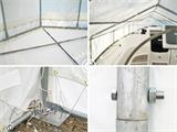 Boat shelter Titanium 5.5x20x4x5.5 m, White
