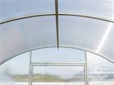 Drivhus polykarbonat TITAN Arch+ 60, 24m², 3x8m, Sølv