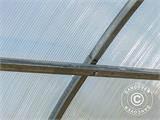 Greenhouse polycarbonate TITAN Arch+ 60, 24 m², 3x8 m, Silver