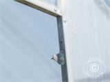 Drivhus polycarbonat TITAN Arch+ 60, 18m², 3x6m, Sølv