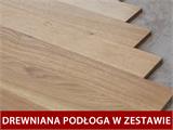 Szopa drewniana Bertilo Wallstore Velo, 2,06x1,02x1,35m, 2,1m², Naturalny