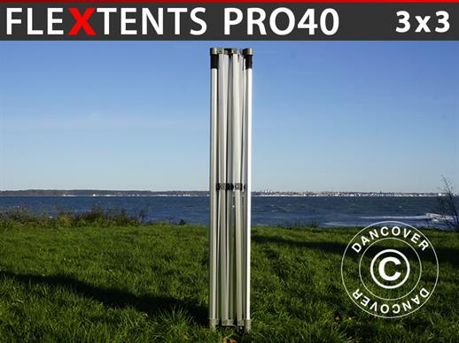 Alumiiniumraam pop up aiatelgi FleXtents PRO 3x3m, 40mm