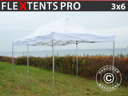 Tente pliante FleXtents PRO 3x6m Transparent