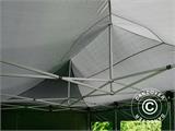 Namiot Ekspresowy FleXtents PRO 4x6m Szary, mq 8 ściany boczne