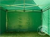 Namiot ekspresowy FleXtents Xtreme 60 4x4m Zielony, mq 4 ściany boczne