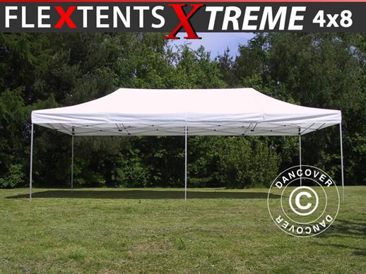 Quick-up telt FleXtents Xtreme 60 4x8m Hvit