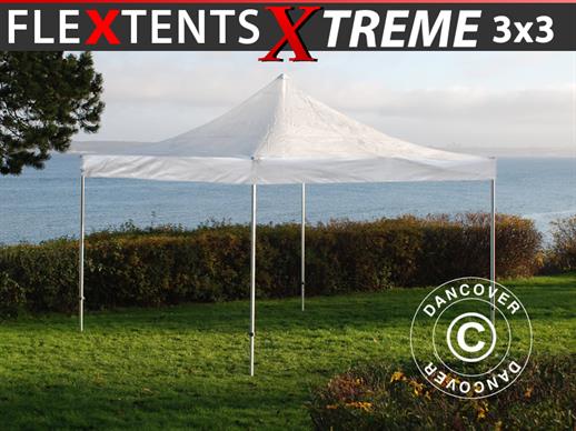 Namiot Ekspresowy FleXtents Xtreme 50 3x3m Przezroczysty