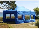 Namiot Ekspresowy FleXtents PRO 4x6m Niebieski, mq 8 ściany boczne