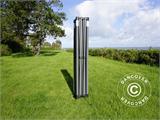 Pop up aiatelk FleXtents PRO Steel 3x3m Valge, kaasas 4 külgseinad