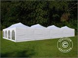 Namiot ekspresowy FleXtents® Steel 16x8m Biały, 10 ścian bocznych w komplecie