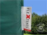 Prekybinė palapinė FleXtents PRO 4x8m Žalia, įsk. 6 šonines sienas