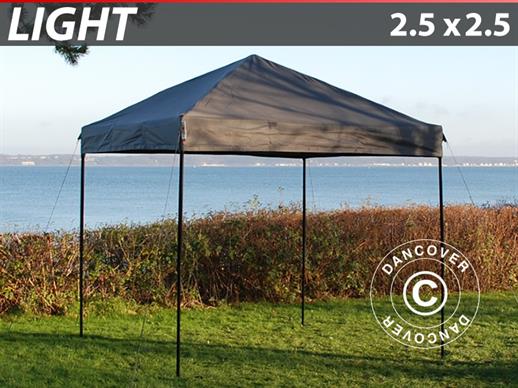 Vouwtent/Easy up tent FleXtents Light 2,5x2,5m Grijs