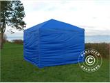 Vouwtent/Easy up tent FleXtents Light 2,5x2,5m Blauw, inkl. 4 Zijwanden. NOG SLECHTS 1 ST.