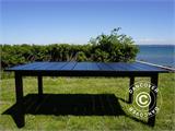 Stół ogrodowy rozsuwany Key West, 180/240x95x76 cm, czarny