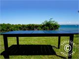 Extendable garden table Key West, 180/240x95x76cm, Black