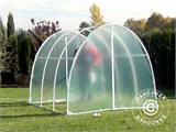 Polytunnel Greenhouse 120, 2.2x4x1.9 m, 8.8 m², Transparent ONLY 3 PCS. LEFT