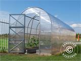 Greenhouse Polycarbonate, Duo 12 m², 2x6 m, Silver