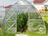 Greenhouse Polycarbonate, Arrow 15.6 m², 2.6x6 m, Silver