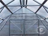Invernadero comercial de policarbonato de 10mm TITAN Peak 240, 21m², 5x4,2m, Plateado