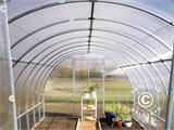 Växthus polykarbonat TITAN Arch+ 320, 36m², 3x12m, Silver