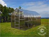 Växthus polykarbonat TITAN Dome 320, 5m², 2,5x2m, Silver