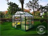 Greenhouse Polycarbonate ZEN 4.53 m², 2.45x1.85x2.1 m, Green