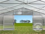 Commercial greenhouse tunnel, 10x16x3.95 m, Transparent